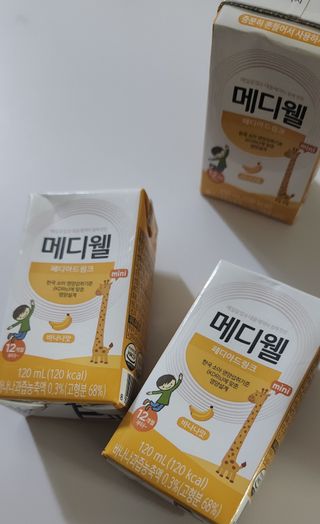 메디웰 페디아드링크 미니 바나나맛 — 3.5점을 준 리뷰어가 2022년 8월 올린 사용 사진