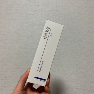 [바이로담] 저자극 약산성버블 폼 폼클렌징 150ml — 4점을 준 리뷰어가 2021년 4월 올린 사용 사진