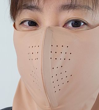 어베이브 3D와이어 퍼펙트벤트 자외선차단 마스크 — 5점을 준 리뷰어가 2024년 3월 올린 사용 사진