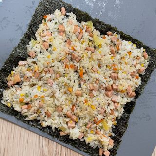 해풀잎 누구나 김밥*1ea [(혼합야채 35g *1ea,  김밥김 (5g, 5ea),  양념간장 (6g, 5ea), 참기름(5g, 2ea)] — 4.5점을 준 리뷰어가 2022년 7월 올린 사용 사진