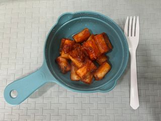 프리 [요리궁리] 타입 B (매콤,치즈,매콤까르보) 꽃떡볶이 6개입 세트 — 5점을 준 리뷰어가 2025년 2월 올린 사용 사진
