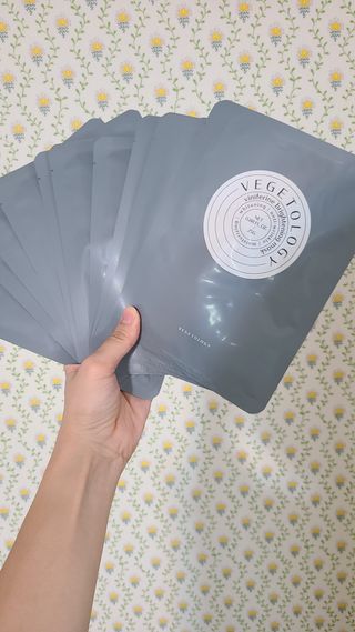 베지톨로지 비니페린 브라이트닝 마스크 (10매입) — 5점을 준 리뷰어가 2022년 8월 올린 사용 사진