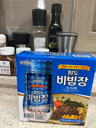 팔도비빔장 시그니처 380g 2개 — 5점을 준 리뷰어가 2022년 1월 올린 사용 사진