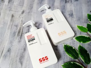 트리플에스 탈모 샴푸 580ml + 실크 트리트먼트 580ml — 5점을 준 리뷰어가 2021년 5월 올린 사용 사진