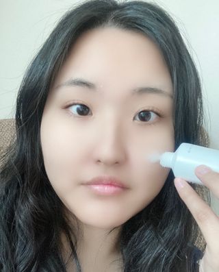 리더스코스메틱 리더스 카밍 바이오틱스 크림 마스크 — 5점을 준 리뷰어가 2021년 4월 올린 사용 사진