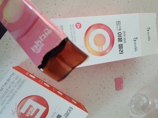 인디닥터 면역 생생 핑크 이뮨 젤리 + 타이탄 BCAA 프로틴 젤리스틱 — 5점을 준 리뷰어가 2022년 4월 올린 사용 사진