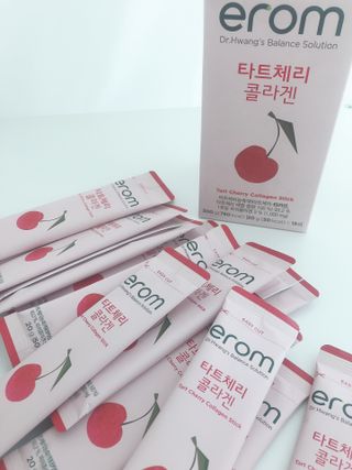 이롬 erom 타트체리 콜라겐 — 4.5점을 준 리뷰어가 2021년 3월 올린 사용 사진