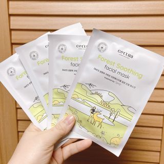 세뚜아(Cettua) 나우[세뚜아] 포레스트 수딩 마스크 Cettual Forest  Soothing Mask 4매 — 5점을 준 리뷰어가 2024년 3월 올린 사용 사진