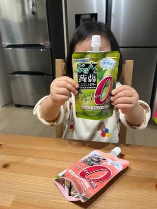 ORIHIRO 오리히로 곤약젤리 제로칼로리 130g 4종 4팩(맛별로 1팩씩) — 5점을 준 리뷰어가 2023년 3월 올린 사용 사진