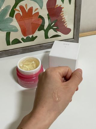 SOONWITH 바이오 수퍼 아쿠아 하이드로 젤 크림 — 5점을 준 리뷰어가 2021년 4월 올린 사용 사진