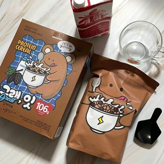 바디랩 체중조절용 프로틴시리얼 그래잇 — 5점을 준 리뷰어가 2022년 4월 올린 사용 사진