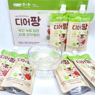 [몸엔용] 우리 아이 건강간식, 달콤한 녹용곤약젤리 디어팡 4종 — 5점을 준 리뷰어가 2021년 8월 올린 사용 사진