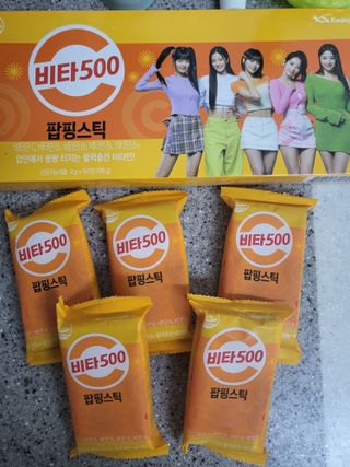 광동생활건강 비타500 팝핑스틱 — 4.5점을 준 리뷰어가 2023년 8월 올린 사용 사진