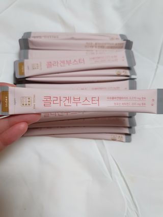 더리틀스 콜라겐부스터 — 5점을 준 리뷰어가 2022년 11월 올린 사용 사진