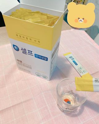 지바이오렉스 셀프면역생활 아연 영양제 액상형1+1 — 5점을 준 리뷰어가 2022년 1월 올린 사용 사진