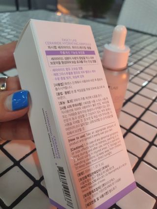 파시랩 세라마이드 하이드레이팅 앰플 — 4점을 준 리뷰어가 2021년 7월 올린 사용 사진