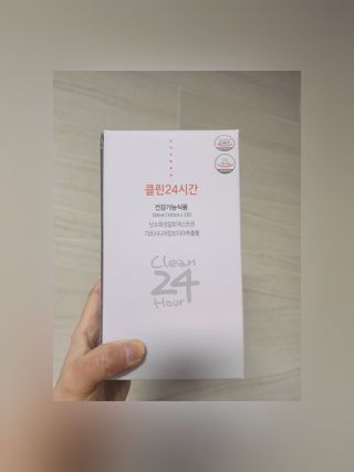 클린24시간 1BOX(5포) + 전용보틀(500ml) — 5점을 준 리뷰어가 2022년 10월 올린 사용 사진
