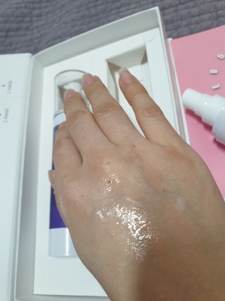 바르셀 기초화장품추천 히알루론산 앰플 미스트 [부스터_100ml+세럼_60ml]2종세트 — 5점을 준 리뷰어가 2021년 11월 올린 사용 사진