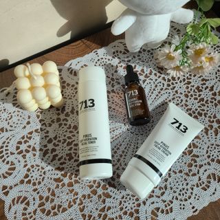 [세븐원쓰리 713]오아시스 세트 몽글토너, 소나무보습크림, 피누스비타민C 세럼 — 5점을 준 리뷰어가 2021년 11월 올린 사용 사진