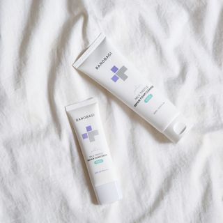 바노바기 코스메틱 바노바기 밀크씨슬 리페어 시카 폼 클렌저 플러스 120ml + 선스크린 플러스 50ml — 5점을 준 리뷰어가 2023년 7월 올린 사용 사진