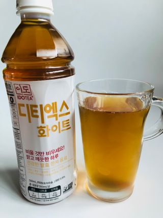 이도 발효한차 디티엑스 화이트 500ml 20병 — 5점을 준 리뷰어가 2021년 8월 올린 사용 사진