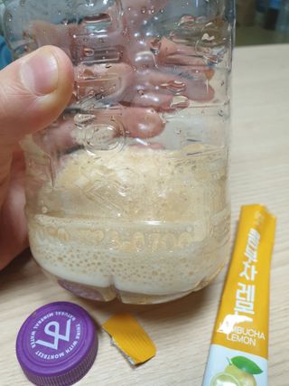 참앤들황토농원 7가지 맛! 탄산 톡톡! 스파클링! 데이앤 콤부차 7종 10포 1박스씩 ★총 7박스★ — 5점을 준 리뷰어가 2023년 2월 올린 사용 사진