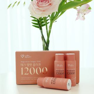 랩앤뷰티 메가 벨벳 콜라겐 12000 — 4점을 준 리뷰어가 2021년 5월 올린 사용 사진