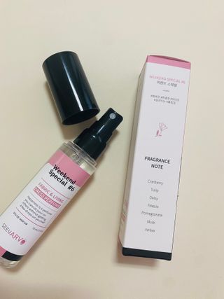 씨유아르보 섬유향수 10종 드레스퍼퓸 — 5점을 준 리뷰어가 2021년 2월 올린 사용 사진