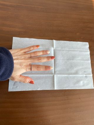 햅스 세균없는 주방 대형 2팩, HAPS sanitizer wipe — 5점을 준 리뷰어가 2022년 2월 올린 사용 사진