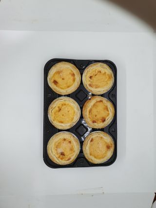 디앙뜨 포르투갈 에그타르트 오리지널 맛+패션후르츠+초콜릿타르트 맛 중 택1 — 5점을 준 리뷰어가 2021년 8월 올린 사용 사진