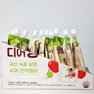 [몸엔용] 우리 아이 건강간식, 달콤한 녹용곤약젤리 디어팡 4종 — 5점을 준 리뷰어가 2021년 8월 올린 사용 사진