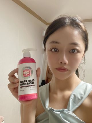 썸헤어 / SUMHAIR 글램 펄 샴푸 & 트리트먼트 -출시전 모집 — 5점을 준 리뷰어가 2021년 7월 올린 사용 사진