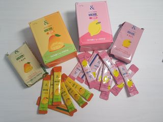 비타앤C 레몬맛, 망고맛 — 4점을 준 리뷰어가 2021년 4월 올린 사용 사진