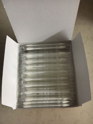 마미앤유 개별 듀얼면봉 — 5점을 준 리뷰어가 2022년 2월 올린 사용 사진