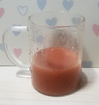 BLENDY'S 핑크 스무디+블론디 스무디 — 5점을 준 리뷰어가 2021년 11월 올린 사용 사진