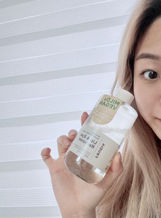 [후르디아] 눈시림없는 올영 립앤아이 리무버 — 5점을 준 리뷰어가 2024년 4월 올린 사용 사진