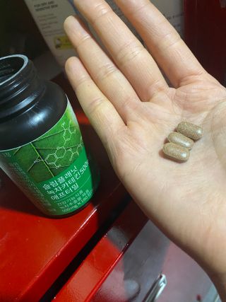 슬림플래닛 녹차카테킨 500mg 애프터밀 — 4점을 준 리뷰어가 2021년 3월 올린 사용 사진