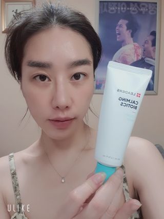 리더스코스메틱 리더스 카밍 바이오틱스 크림 마스크 — 4점을 준 리뷰어가 2021년 5월 올린 사용 사진