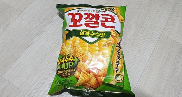 꼬깔콘 찰옥수수맛 리뷰 사진