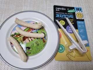 칩스틱 과자젓가락 게이밍젓가락 2ea / KC인증 식품용 — 5점을 준 리뷰어가 2021년 11월 올린 사용 사진
