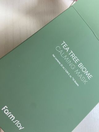 팜스테이 티트리 바이옴 카밍 마스크팩 — 5점을 준 리뷰어가 2022년 7월 올린 사용 사진