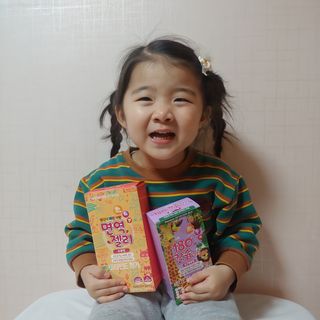 다나음 180도 칼슘젤리+아연면역젤리 — 5점을 준 리뷰어가 2022년 1월 올린 사용 사진