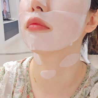 블로그 [웰더마] 프리미엄 사파이어 콜라겐 임팩트 피팅 마스크(4매입/1BOX) — 5점을 준 리뷰어가 2025년 4월 올린 사용 사진