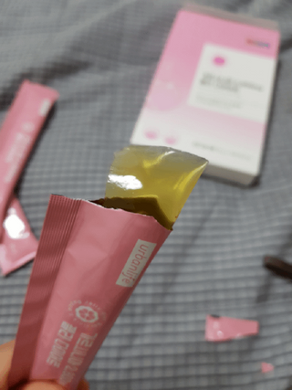 주식회사 얼굴반쪽 [얼굴반쪽 가르시니아 2,800mg] x 14포 1주 젤리 다이어트 보조제 체지방감소 — 5점을 준 리뷰어가 2021년 11월 올린 사용 사진