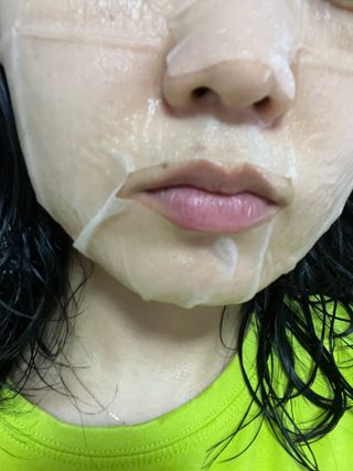 바노바기 코스메틱 바노바기 인젝션 마스크 (10매입) — 5점을 준 리뷰어가 2023년 6월 올린 사용 사진