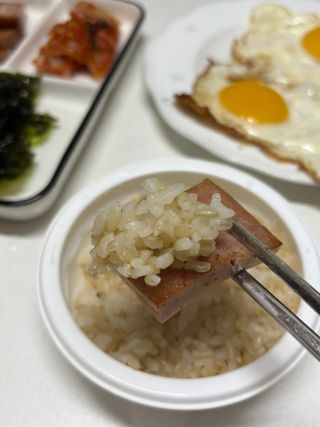 [구매평]양반 동원 양반 100밥 현미밥, 130g, 12개 — 5점을 준 리뷰어가 2025년 4월 올린 사용 사진