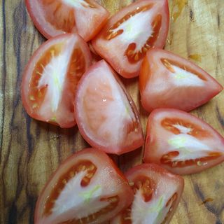 레드닥터 완숙토마토 + 통째로 동결건조한 대추방울토마토 — 4.5점을 준 리뷰어가 2022년 12월 올린 사용 사진