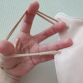 애니가드 셋업메베마스크 (대형 4컬러 + 중형 4컬러) — 5점을 준 리뷰어가 2022년 4월 올린 사용 사진