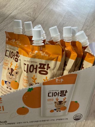 [몸엔용] 우리 아이 건강간식, 달콤한 녹용곤약젤리 디어팡 4종 — 5점을 준 리뷰어가 2021년 11월 올린 사용 사진