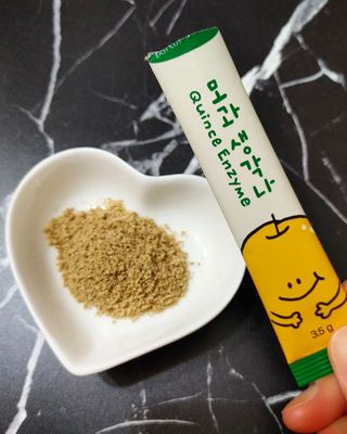 탄수화물 지방 곡물 발효 소화 분해 효소 밸런스링크 모과생각나 — 5점을 준 리뷰어가 2022년 5월 올린 사용 사진